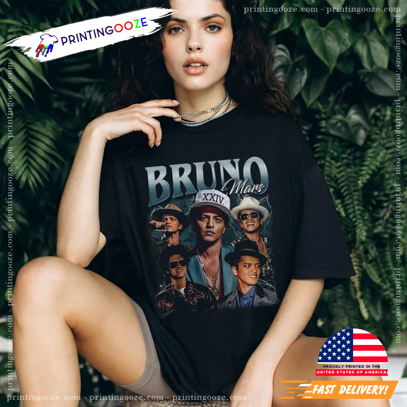 Vintage 90s Bruno Mars Graphic Tee - Unleash Your Creativity