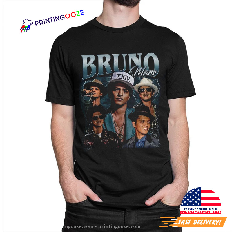 Vintage 90s Bruno Mars Graphic Tee - Unleash Your Creativity