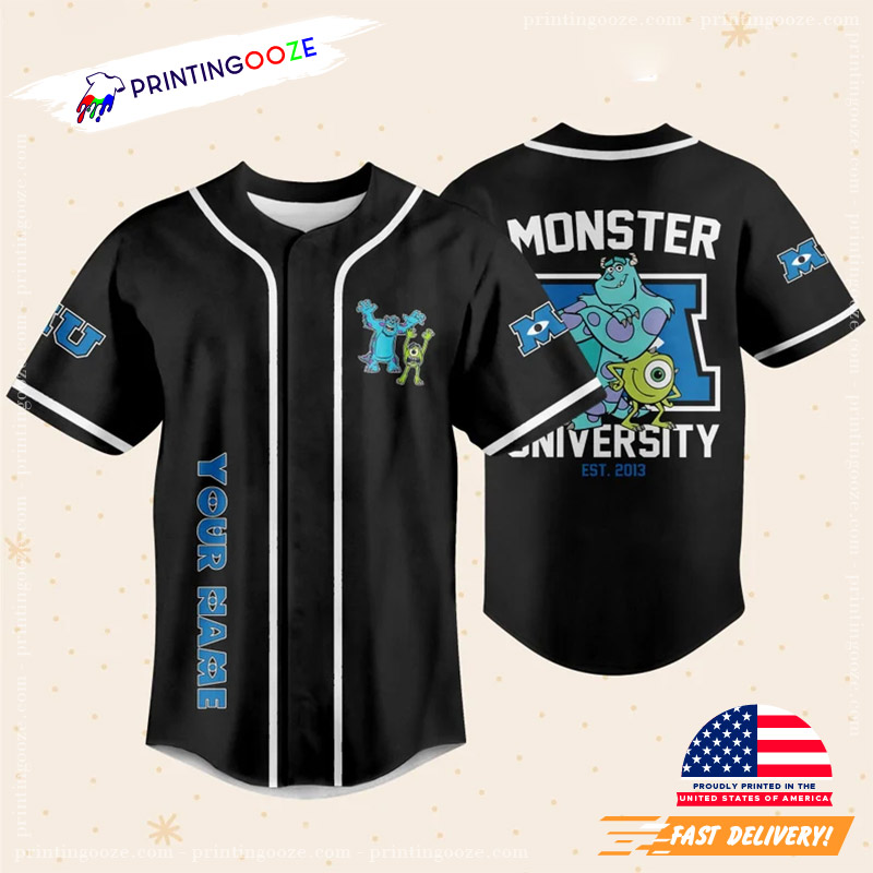 Personalized Monsters Inc Merch Disney Baseball Jersey - Unleash Your  Creativity