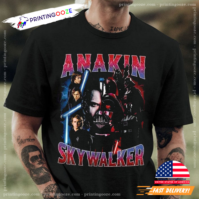 Vintage Anakin Skywalker Darth Vader 90s T-shirt - Unleash Your