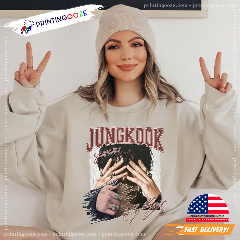 Vintage JungKook Seven Shirt, Jungkook BTS Solo Album T-Shirt