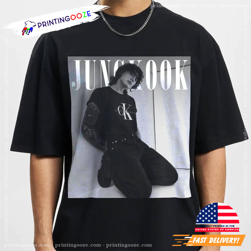 Vintage Jungkook BTS Calvin Klein T-Shirt - Unleash Your Creativity