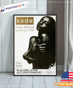 Sade Adu Love Deluxe 1993 Concert Poster - Unleash Your Creativity