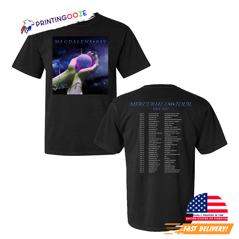 Magdalena Bay Mercurial World Tour Tee - Unleash Your Creativity