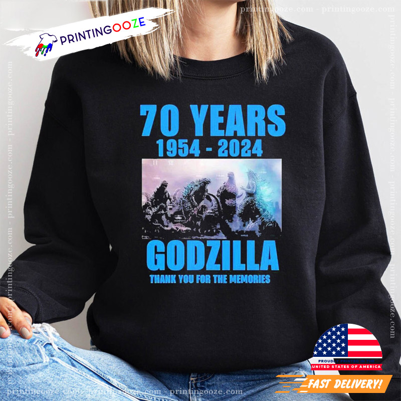 Godzilla Minus One Thank You For The Memories T-Shirt - Unleash Your ...