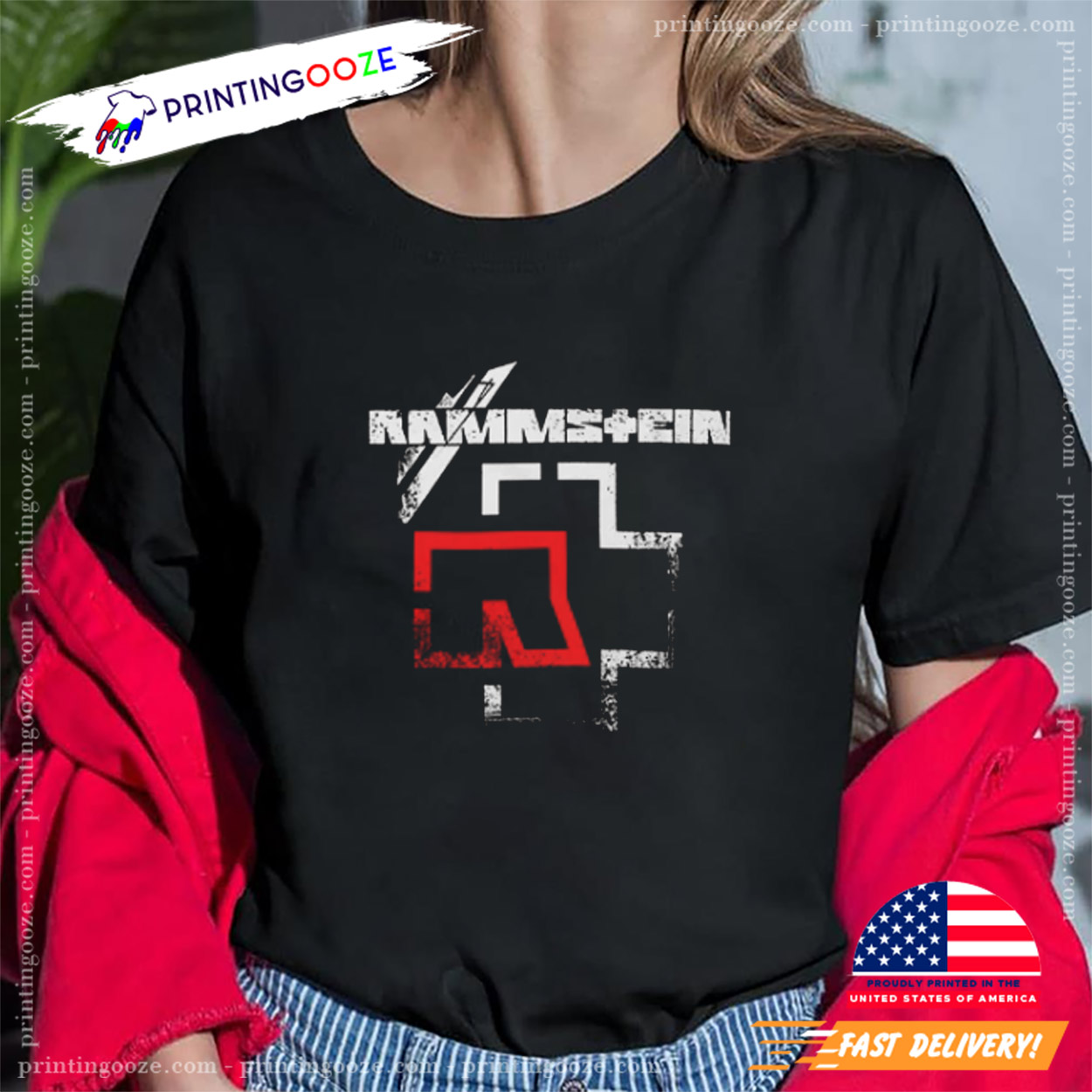 Rammstein Vintage 90s Logo T-shirt - Unleash Your Creativity