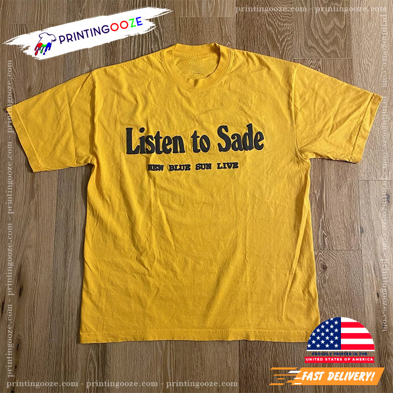 Listen To Sade Andre 3000 New Blue Sun Tour 2 Sided Shirt