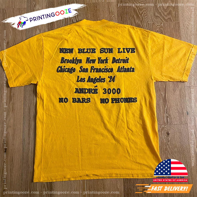 Listen To Sade Andre 3000 New Blue Sun Tour 2 Sided Shirt