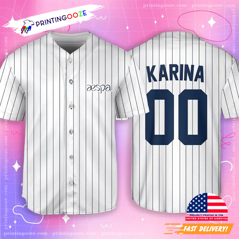 Custom Aespa Kpop Baseball Jersey - Unleash Your Creativity