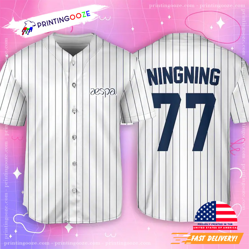 Custom Aespa Kpop Baseball Jersey - Unleash Your Creativity