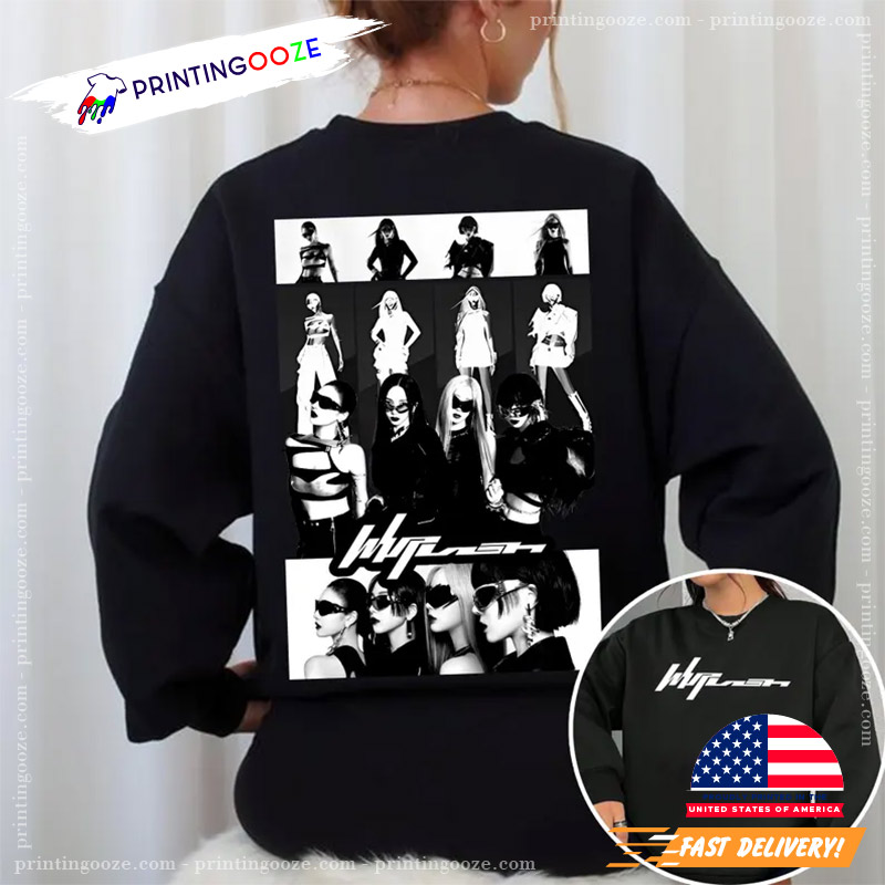 Aespa Whiplash Album Graphic 2 Sided T-shirt - Unleash Your Creativity