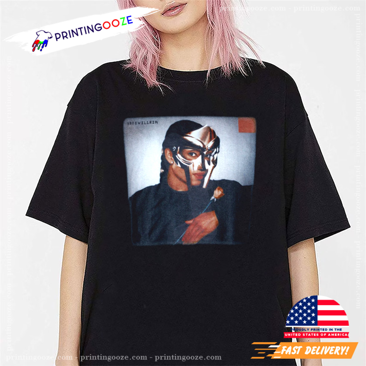 Album Sadevillain DOOM MF シャーデー XL Tシャツ Madvillan Doom Mf