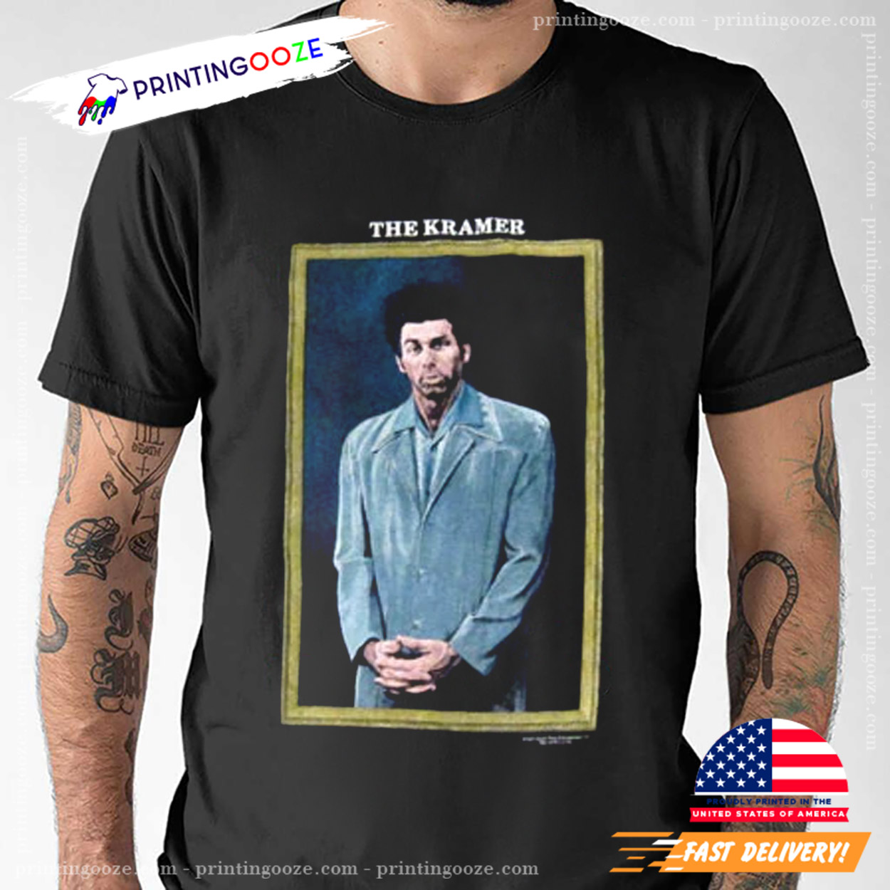 Vintage The Kramer Seinfeld 1993 T-Shirt - Unleash Your Creativity