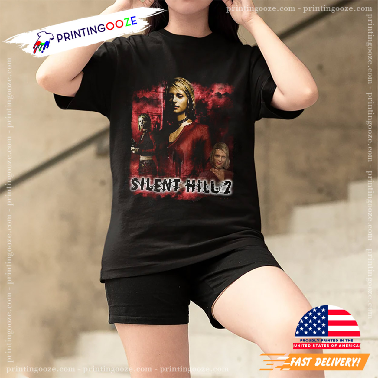 Halloween Silent Hill 2 Remake Maria 90s Unisex T-shirt - Unleash 