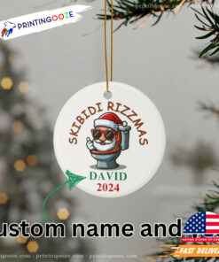 Ornament Rizz Personalized Skibidi Rizzmas Funny Christmas Ornament - Unleash Your ...
