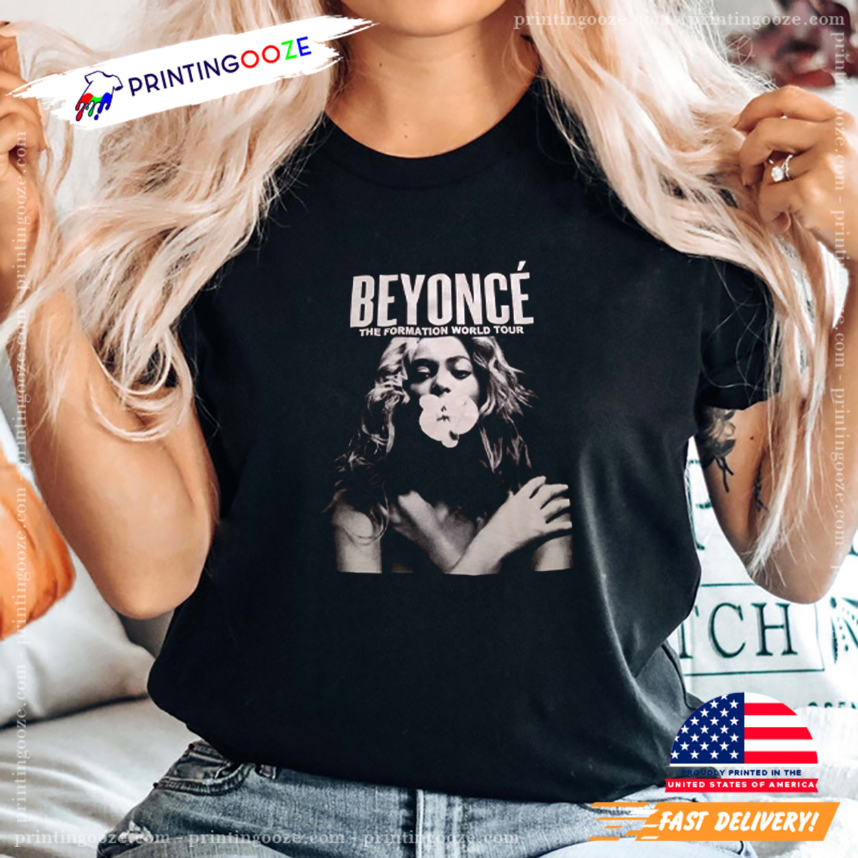 Beyonce The Formation World Tour Vintage Graphic T-shirt - Unleash