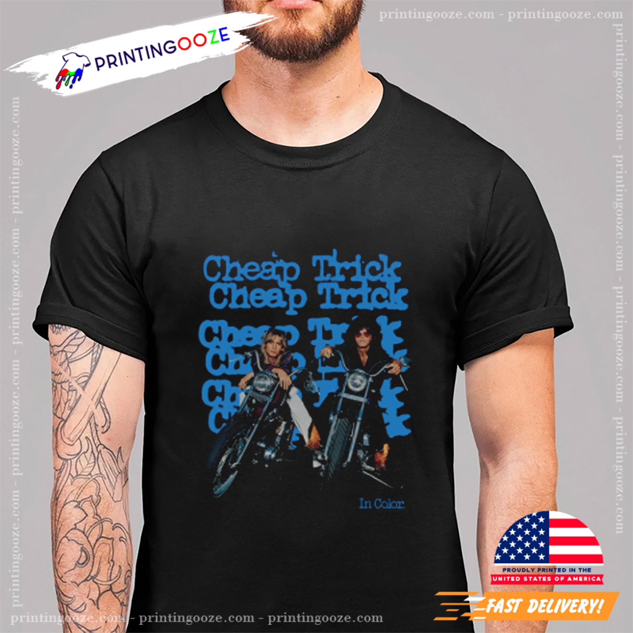 Vintage Cheap Trick In Color Graphic T-shirt - Unleash Your Creativity
