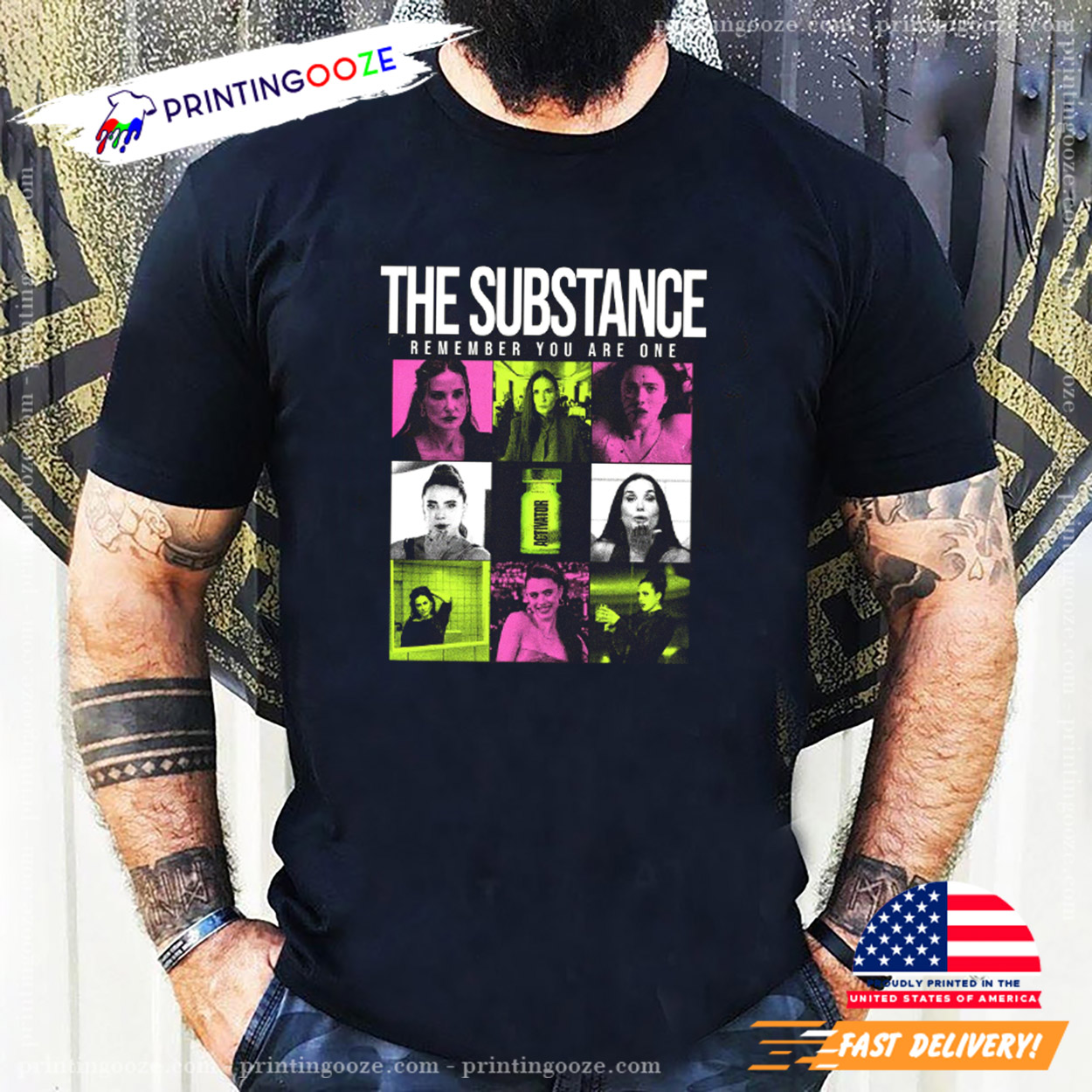 THE SUBSTANCE PRINTING T SHIRT