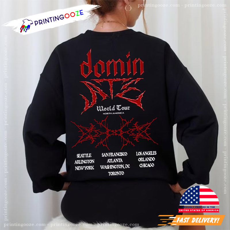Stray Kids DominATE World Tour 2 Sided T-shirt - Unleash Your