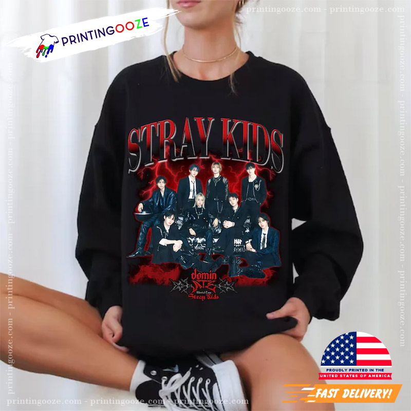 Stray Kids DominATE World Tour 2 Sided T-shirt - Unleash Your