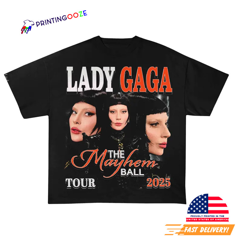 Mayhem Tour Lady Gaga T-shirt - Unleash Your Creativity
