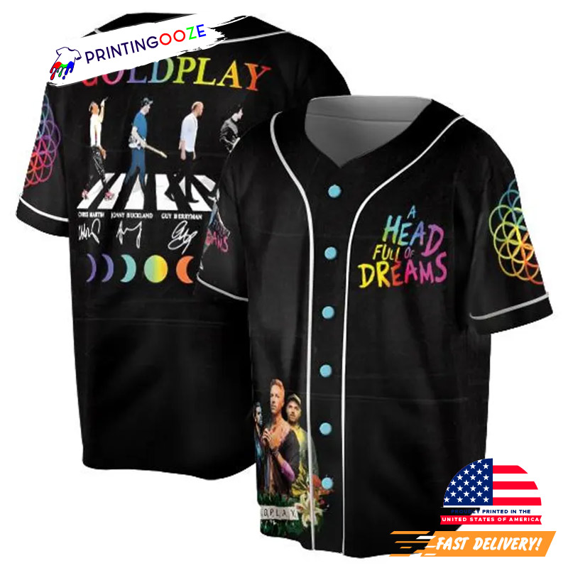 Coldplay Fan Tour 2025 Baseball Jersey - Unleash Your Creativity