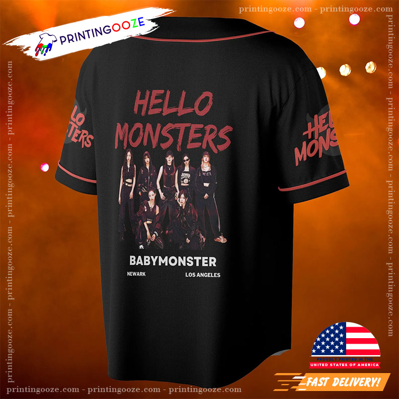 Custom Sign Babymonster Hello Monster World Tour 2025 Baseball
