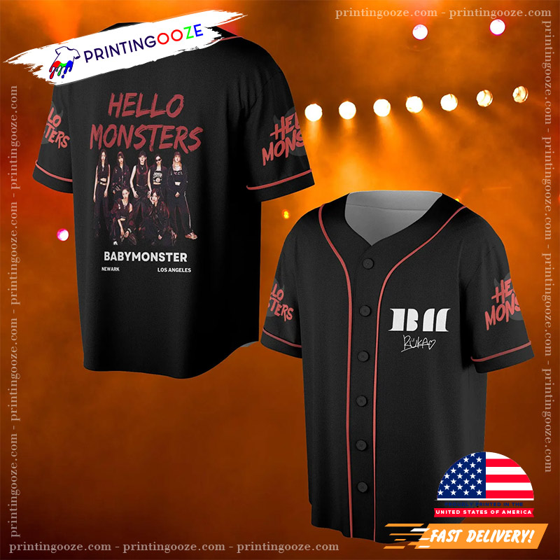Custom Sign Babymonster Hello Monster World Tour 2025 Baseball