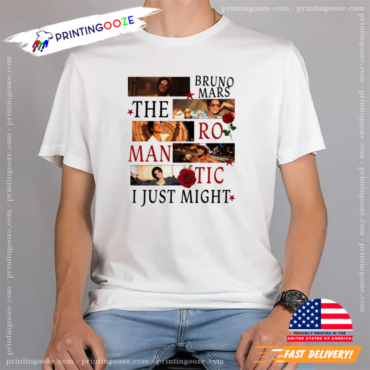 Bruno Mars The Romantic I Just Might T-shirt - Unleash Your Creativity