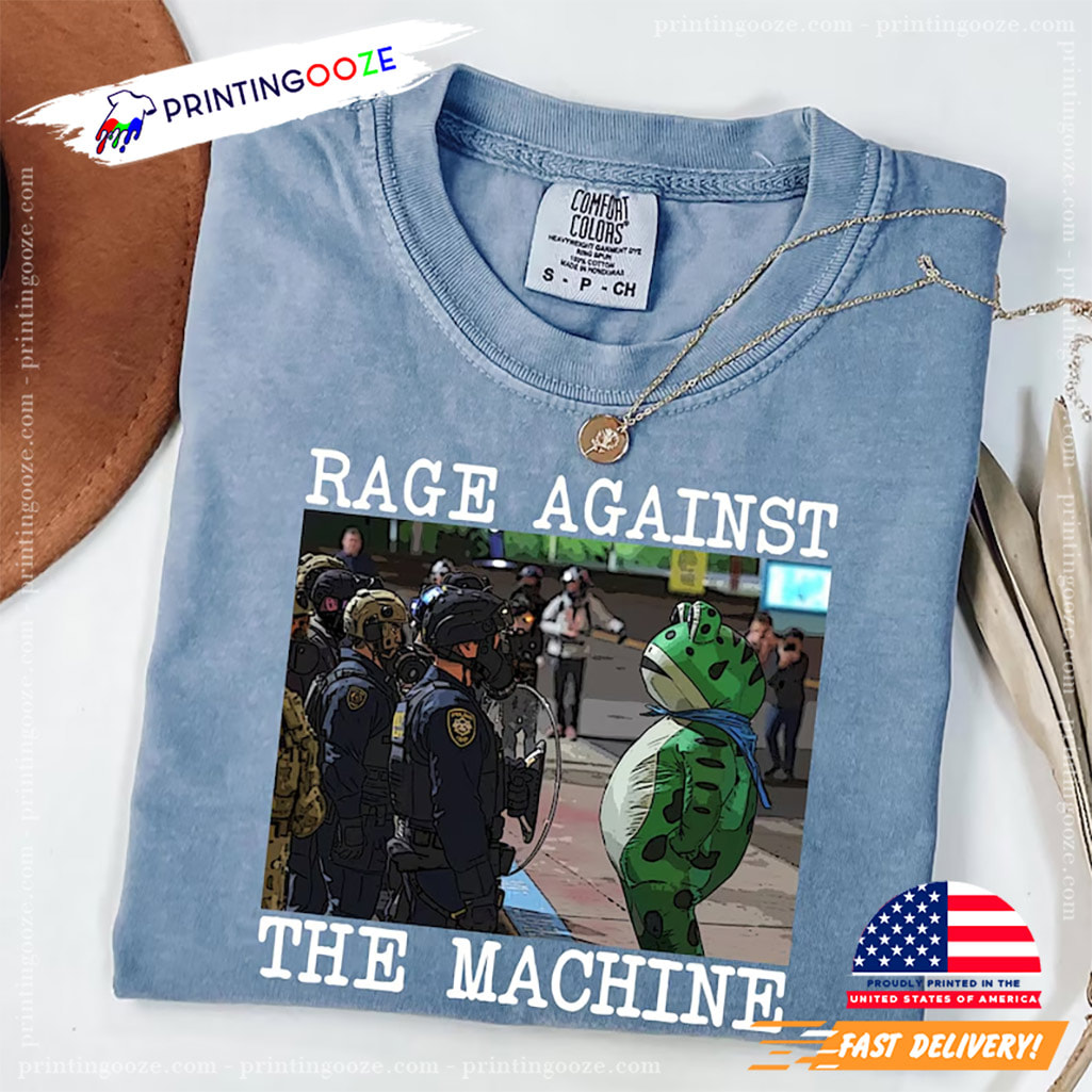 Resistance Portland Frog Rage Against The Machine Comfort Colors T