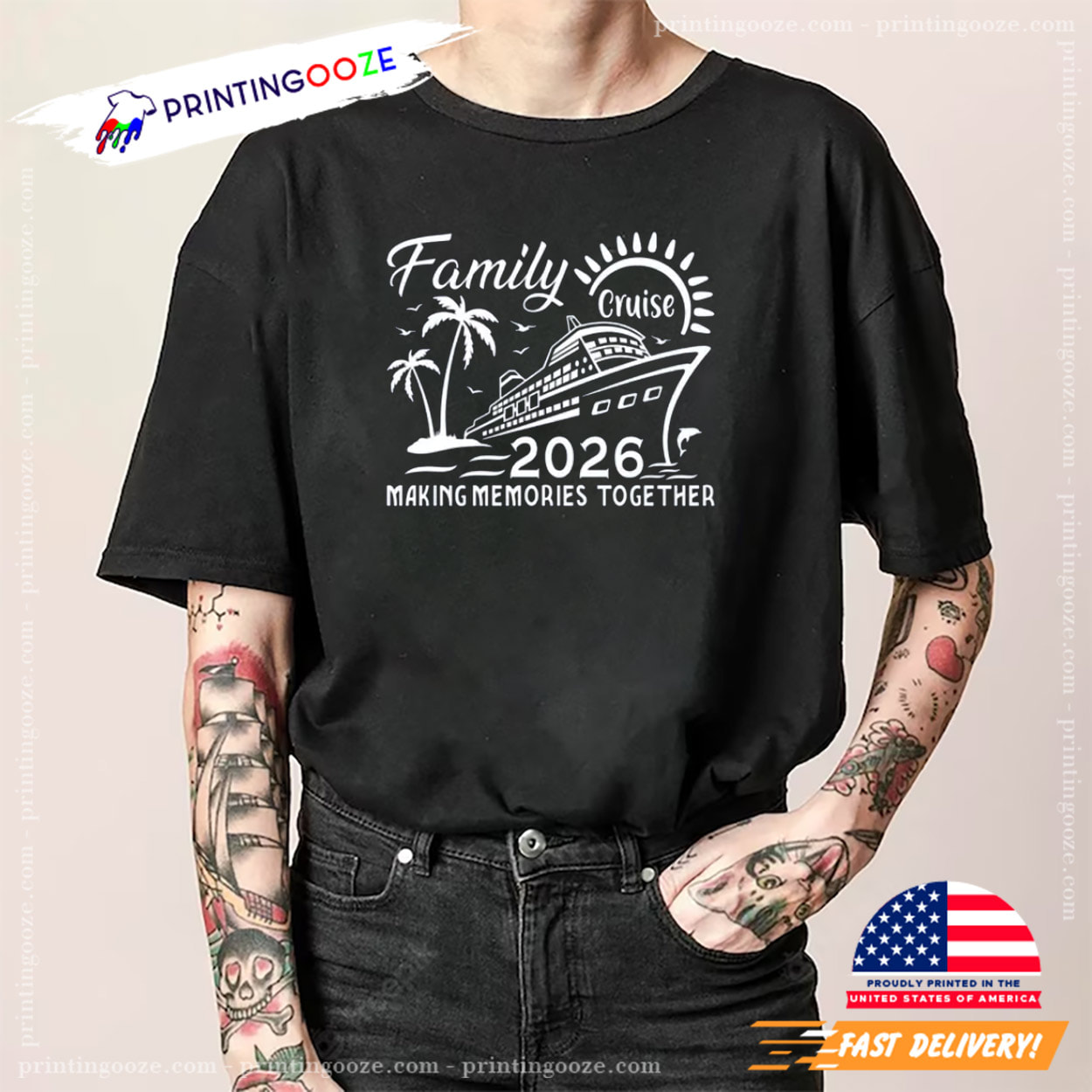 Family Cruise 2026 Making Memories Together Family Matching Shirt ...