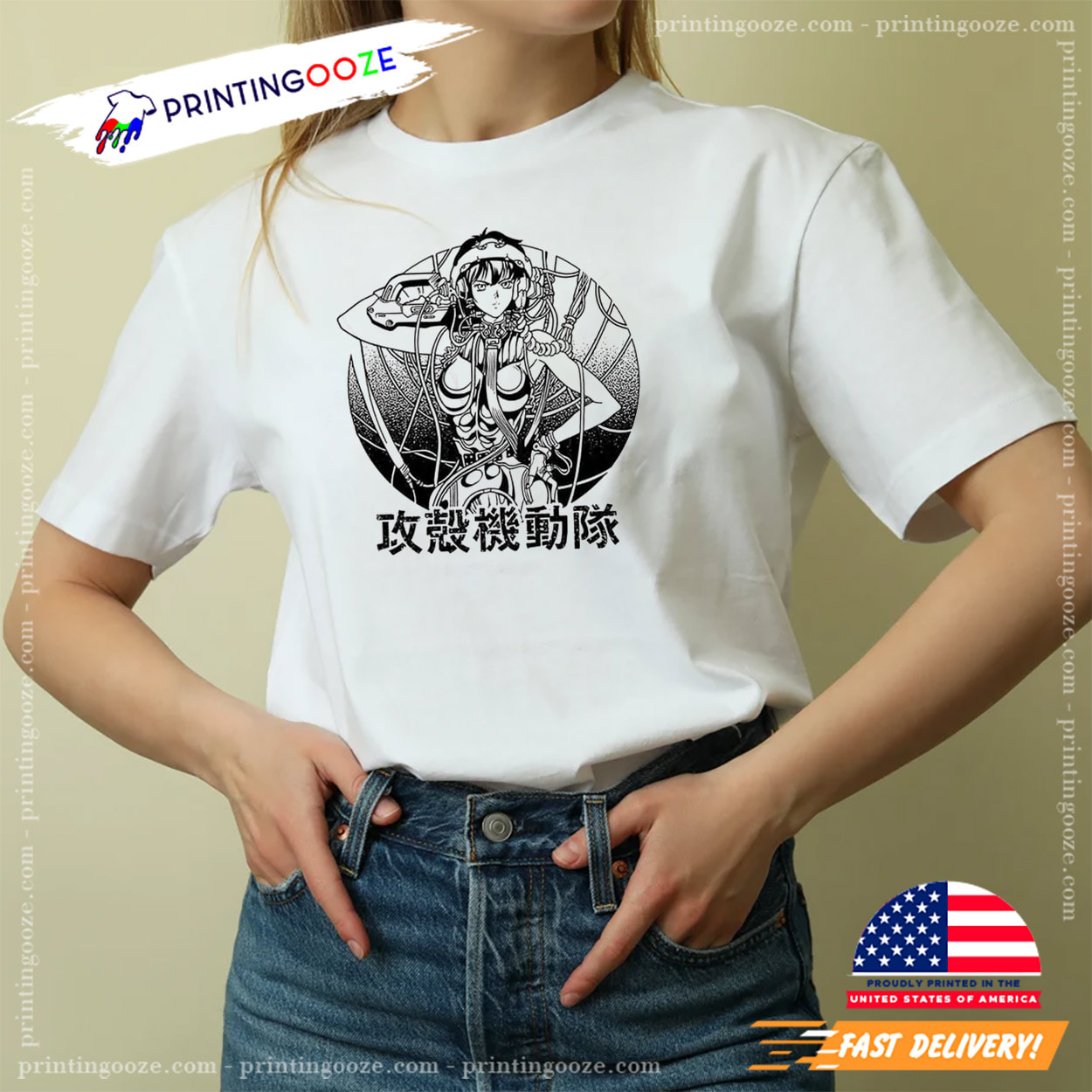 Motoko Kusanagi Ghost In The Shell Japanese Manga Shirt - Unleash 