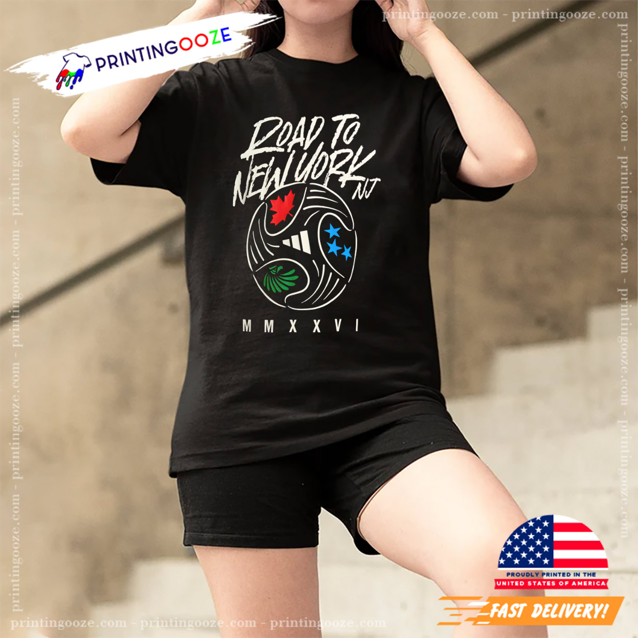 Road To New York NJ FIFA World Cup 26 Shirt - Unleash Your Creativity