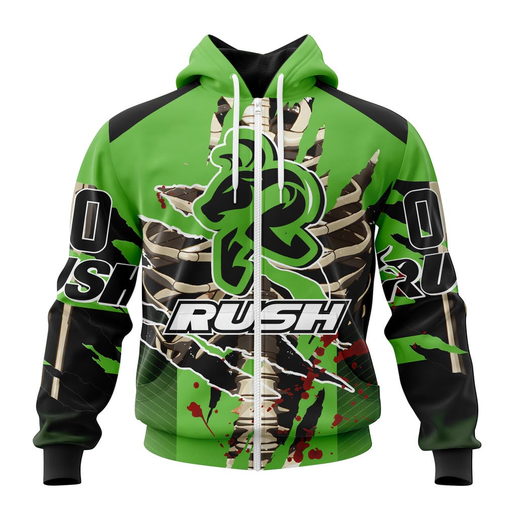 Saskatchewan Lacrosse Personalized Names And Numbers Breathable Athletic Game Day Zip Hoodie for Men & Women Fans 25082504