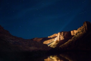 Evening jet boat tour in Moab
