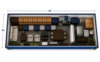 10x30 storage unit