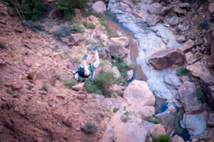 Jump off the canyon with Moab Rope Swing
