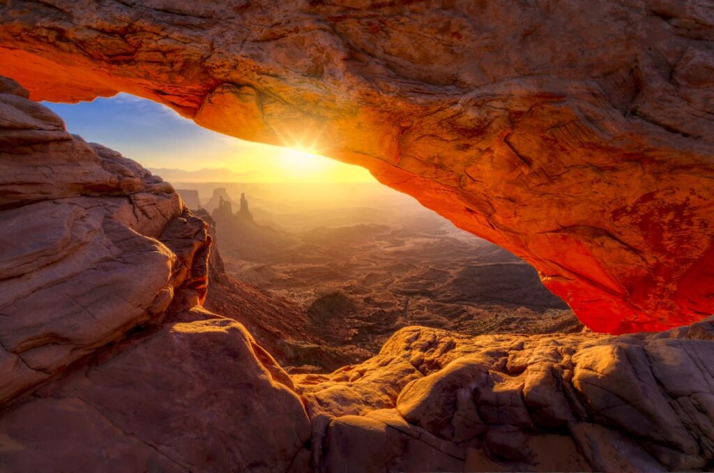 Mesa Arch in Canyonlands By Night