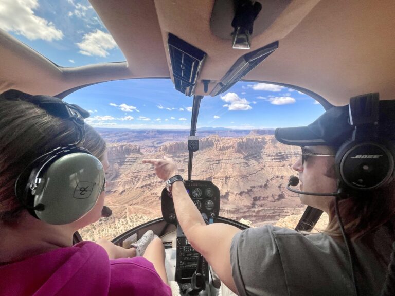 Pilot points out interesting points of view