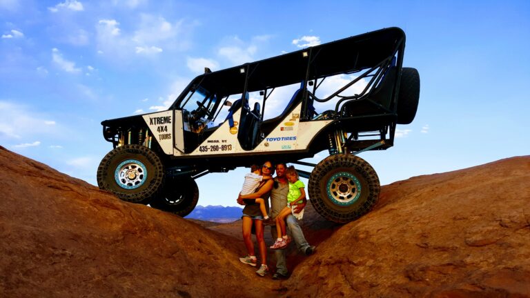 Family Under the 4x4