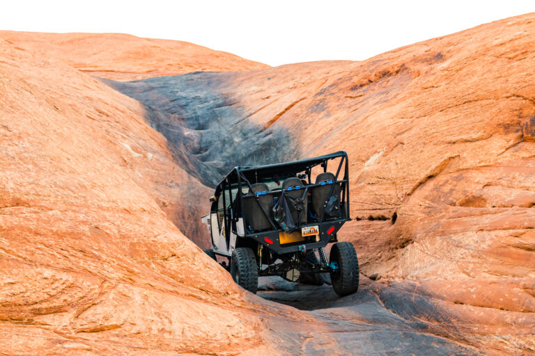 Steep Slickrock Climb