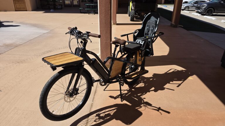 Side view of Magnum Payload e-bike for rent in Moab