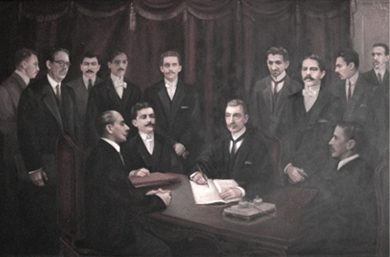 Fundadores da Faculdade de Medicina de Belo Horizonte (hoje, Faculdade de Medicina da UFMG)