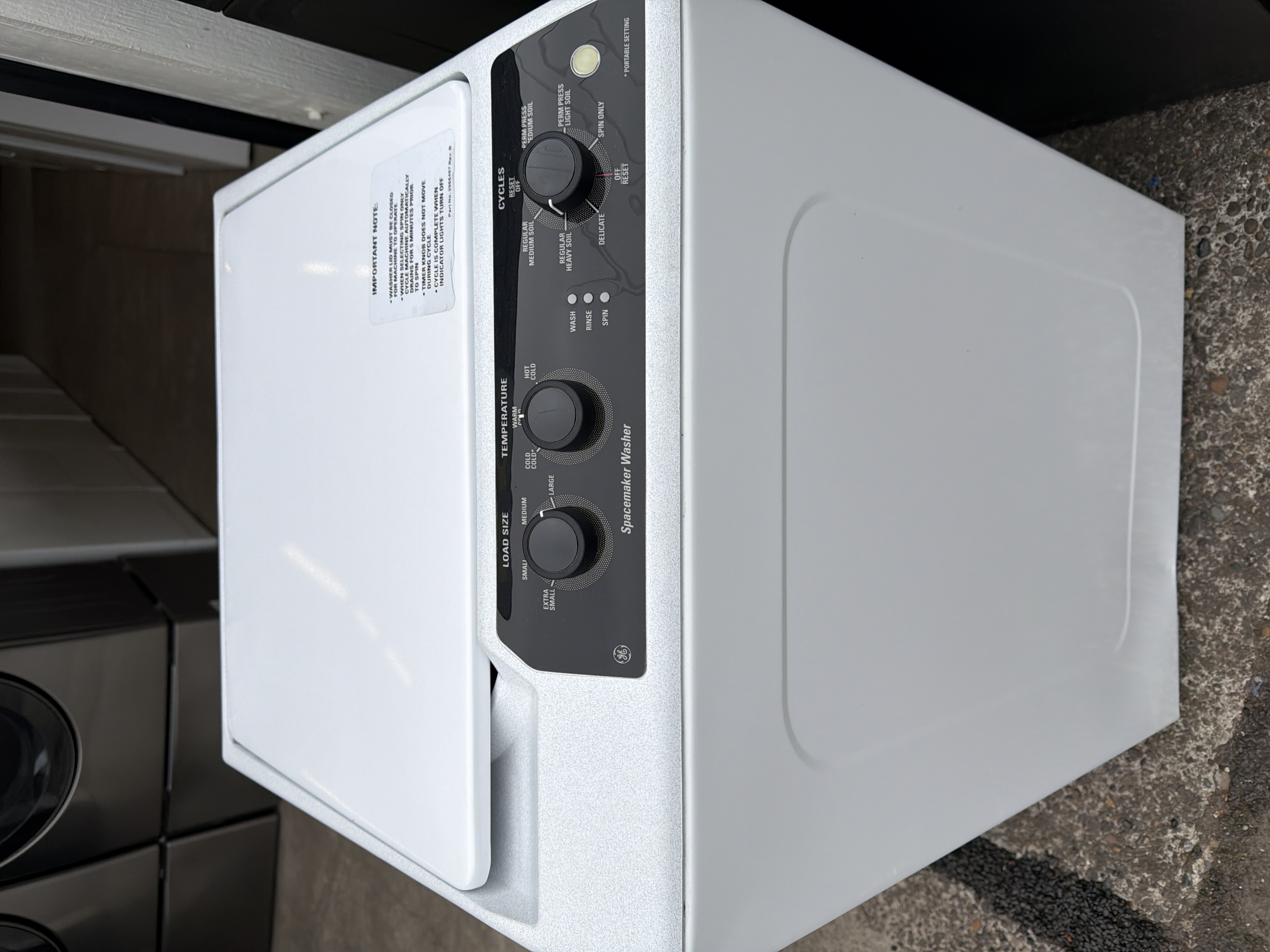 TopLoad washer with agitator - $379.00 - GE-WS-0000131