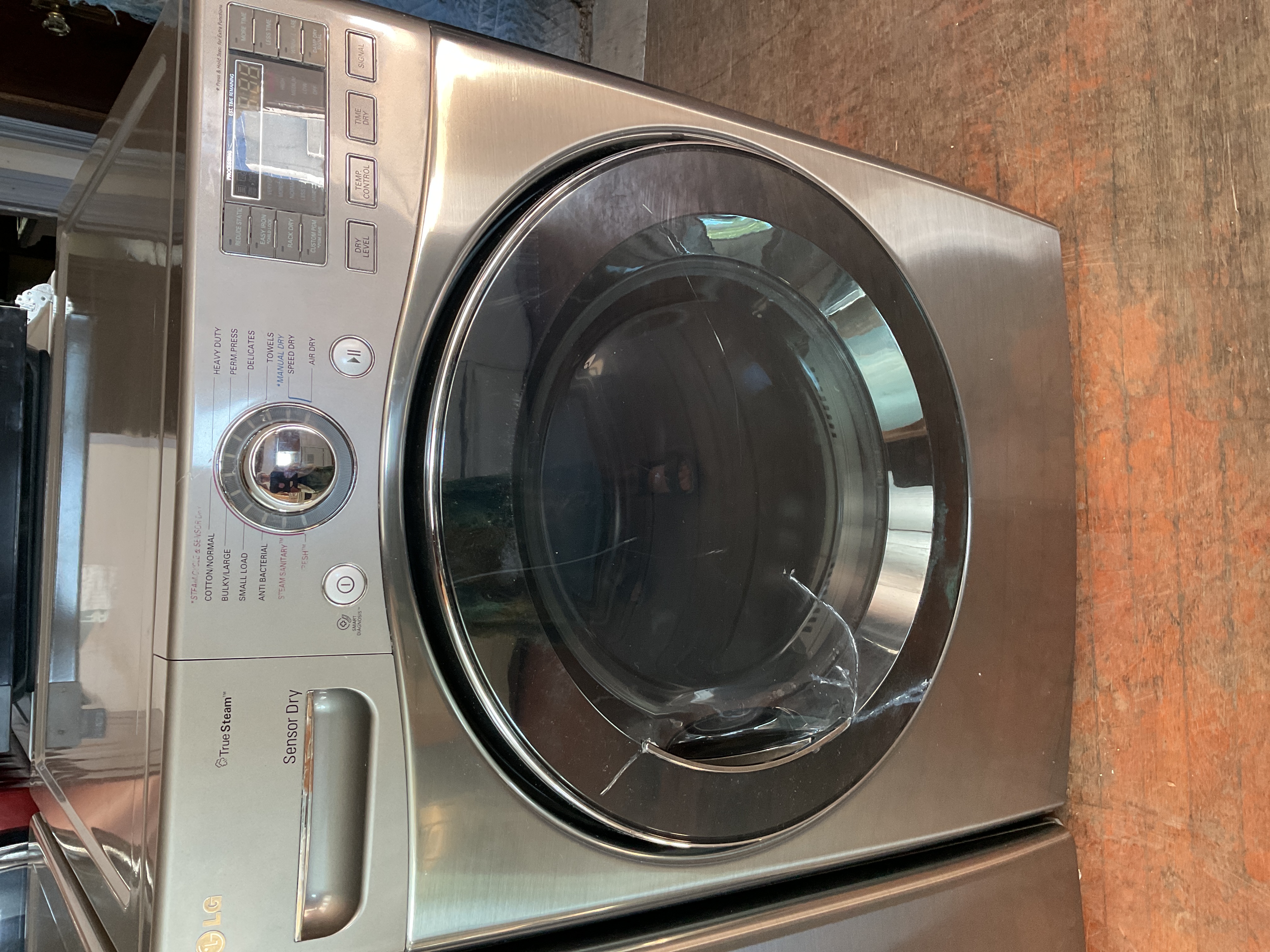 Front load dark gray washer and dryer - $899.00 - LG-WD-0000142