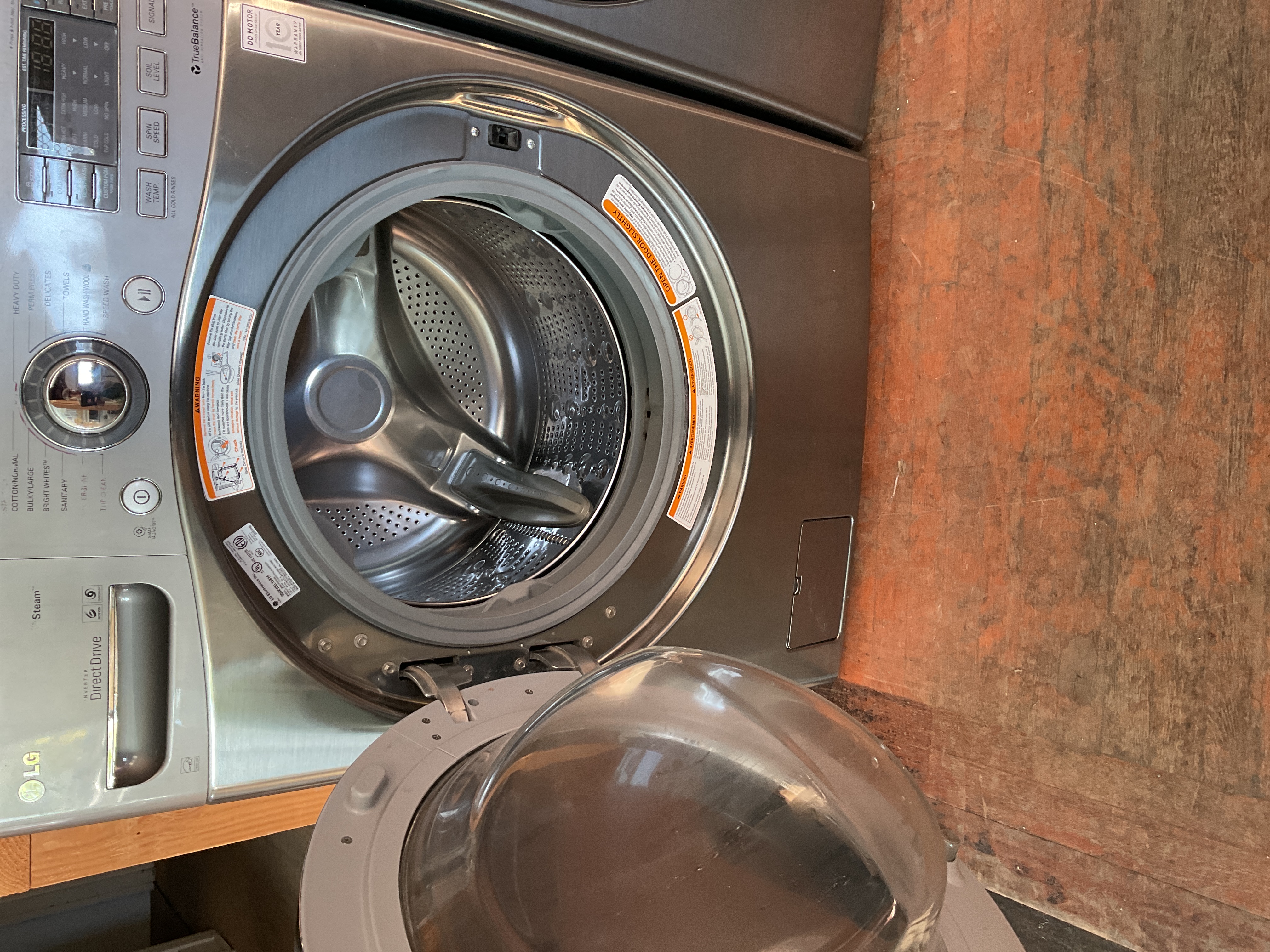 Front load dark gray washer and dryer - $899.00 - LG-WD-0000142