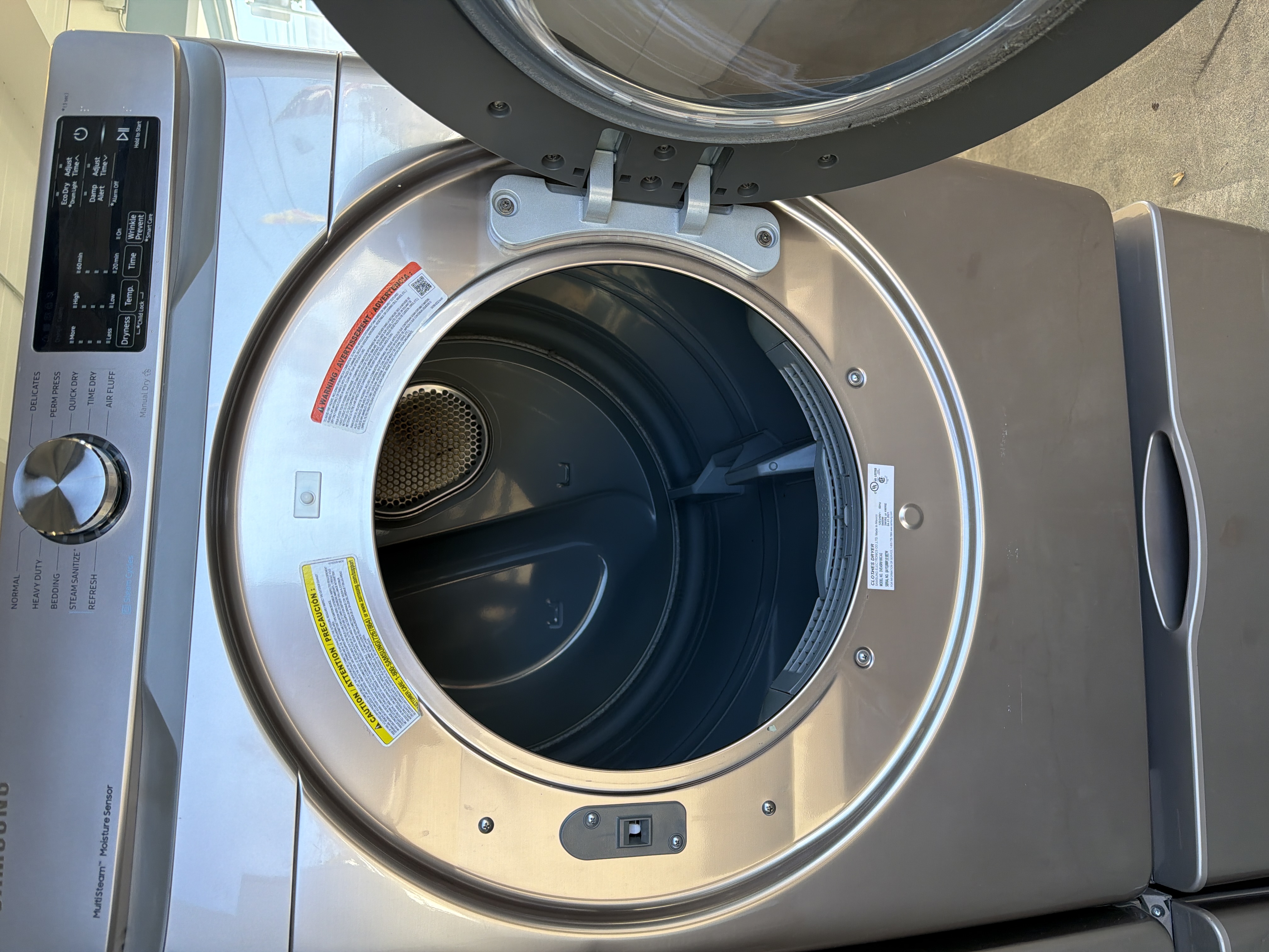 Front load washer and dryer set with pedestals. - $899.00 - SS-WD-0000045