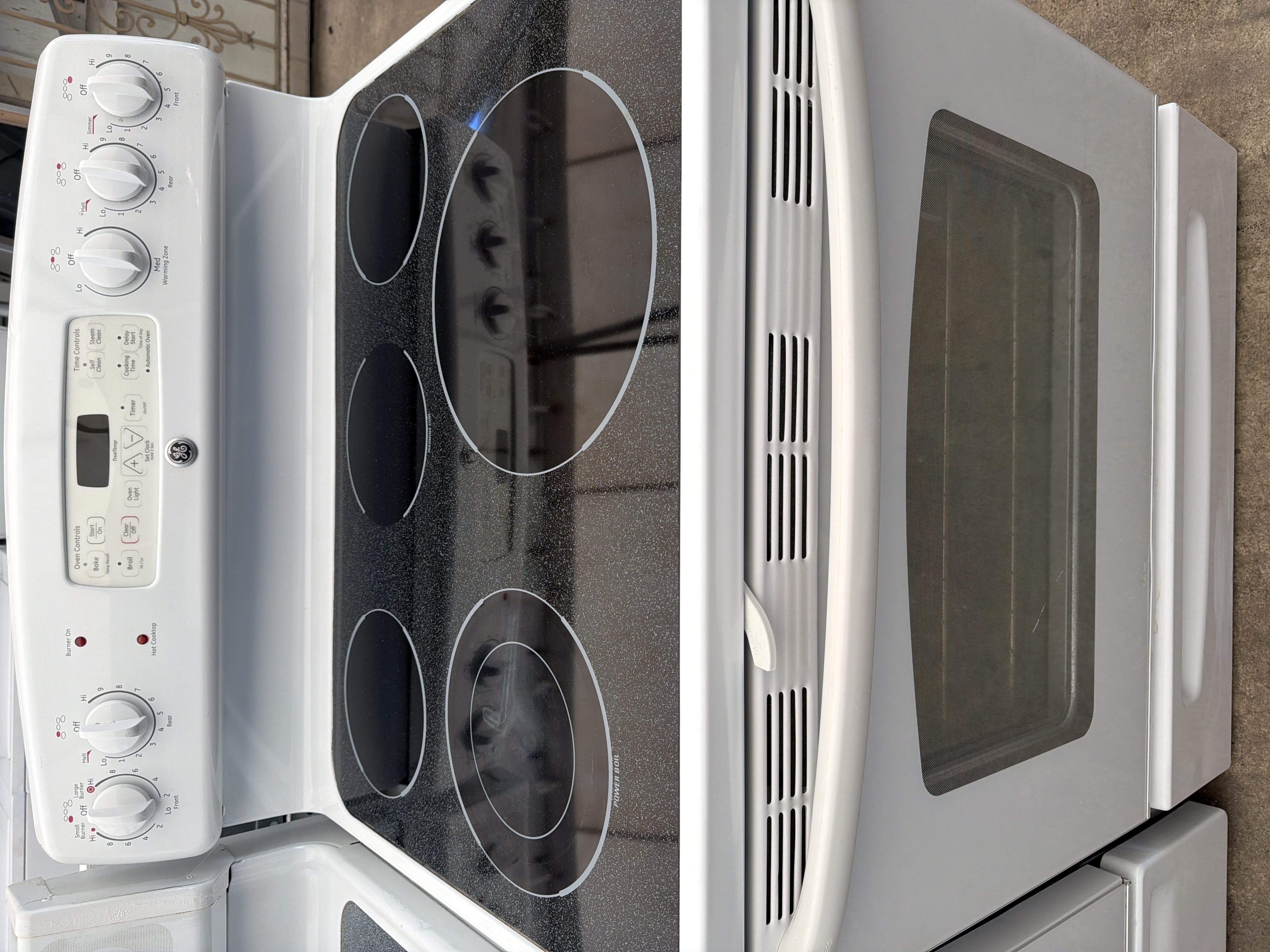 White glass top range - $439.00 - GE-RG-0000280