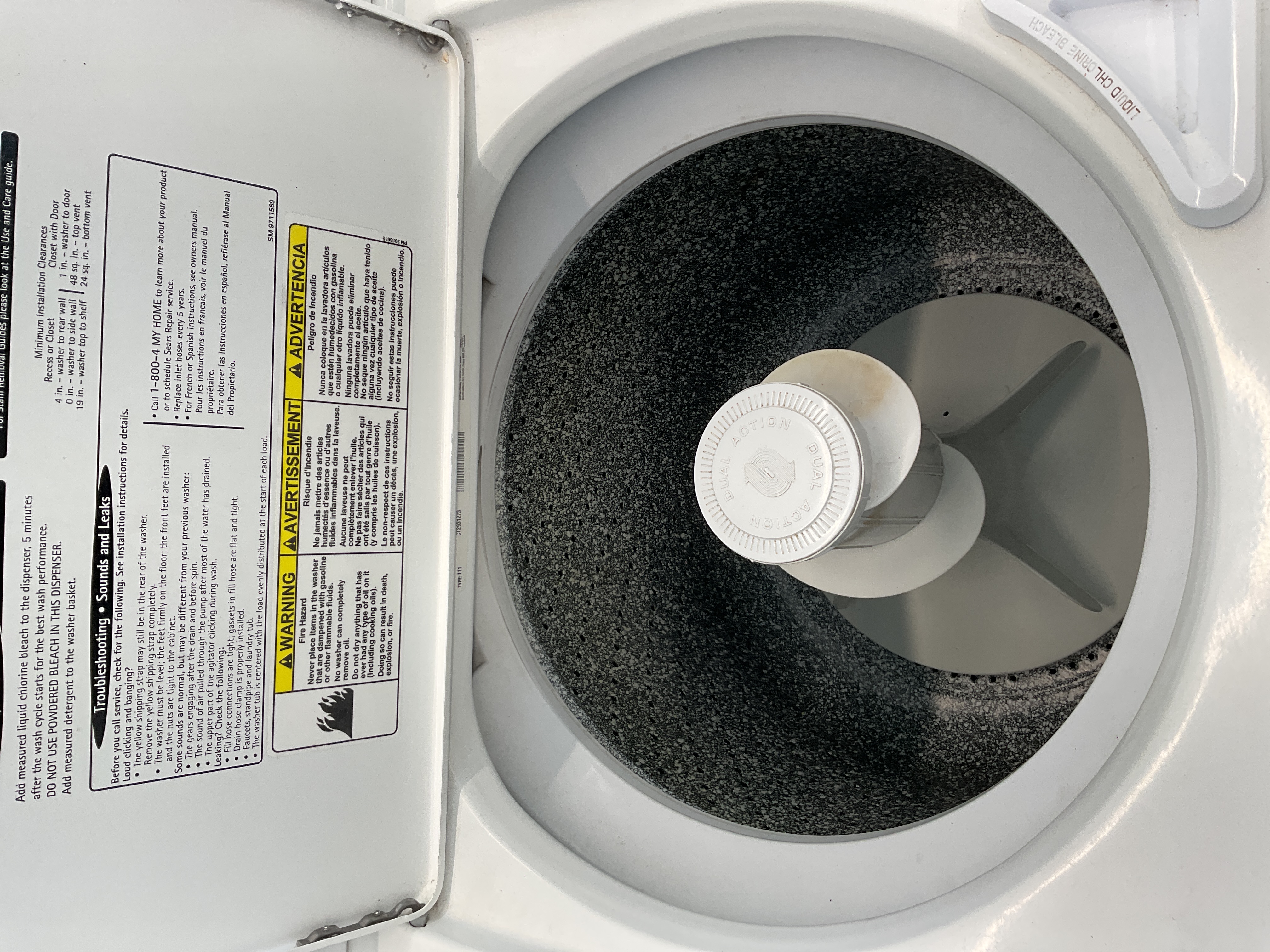 Top load direct drive washer - $429.00 - KM-WS-0000131