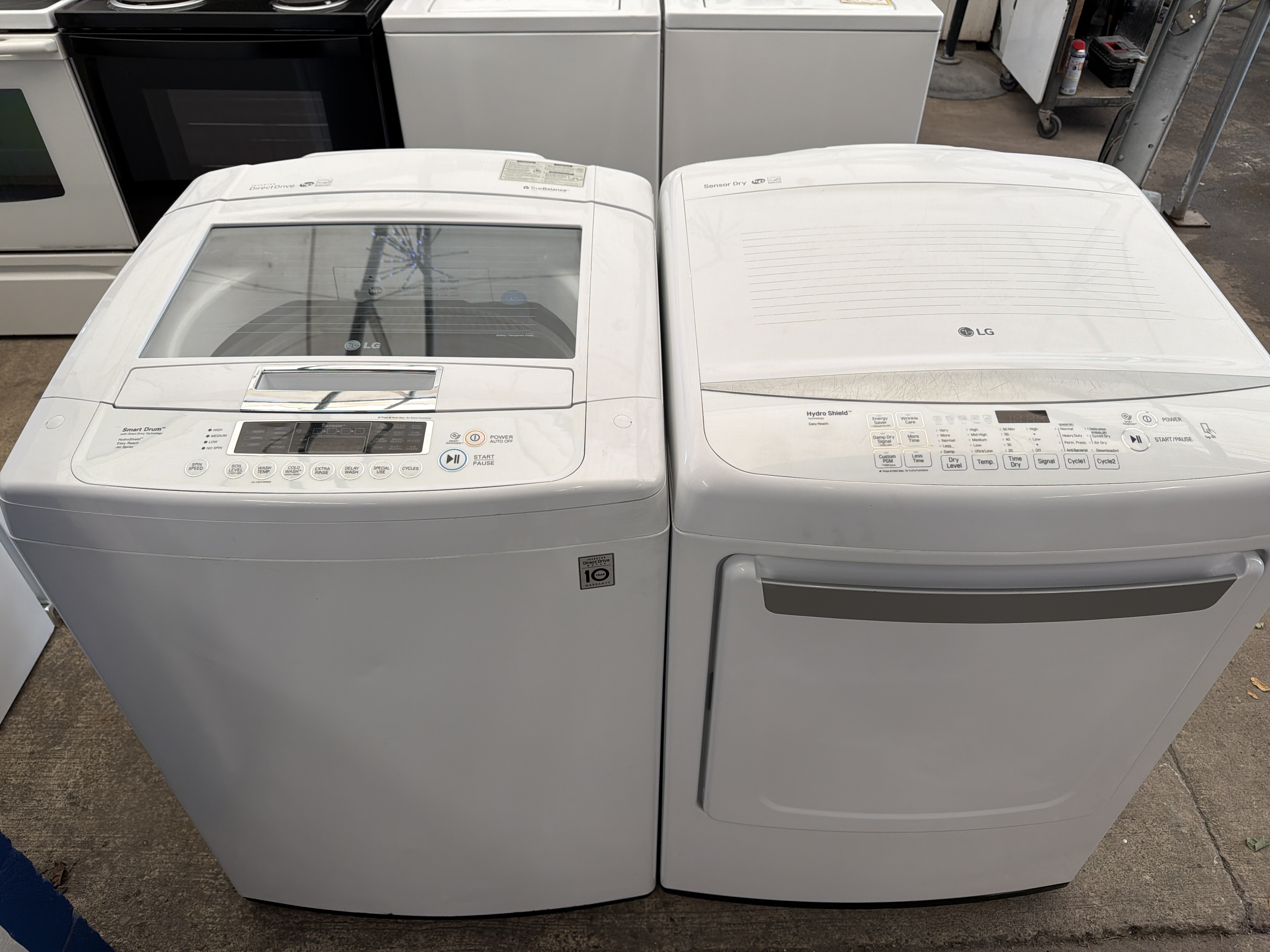 LG top load washer and dryer set - $799.00 - LG-WD-0000146